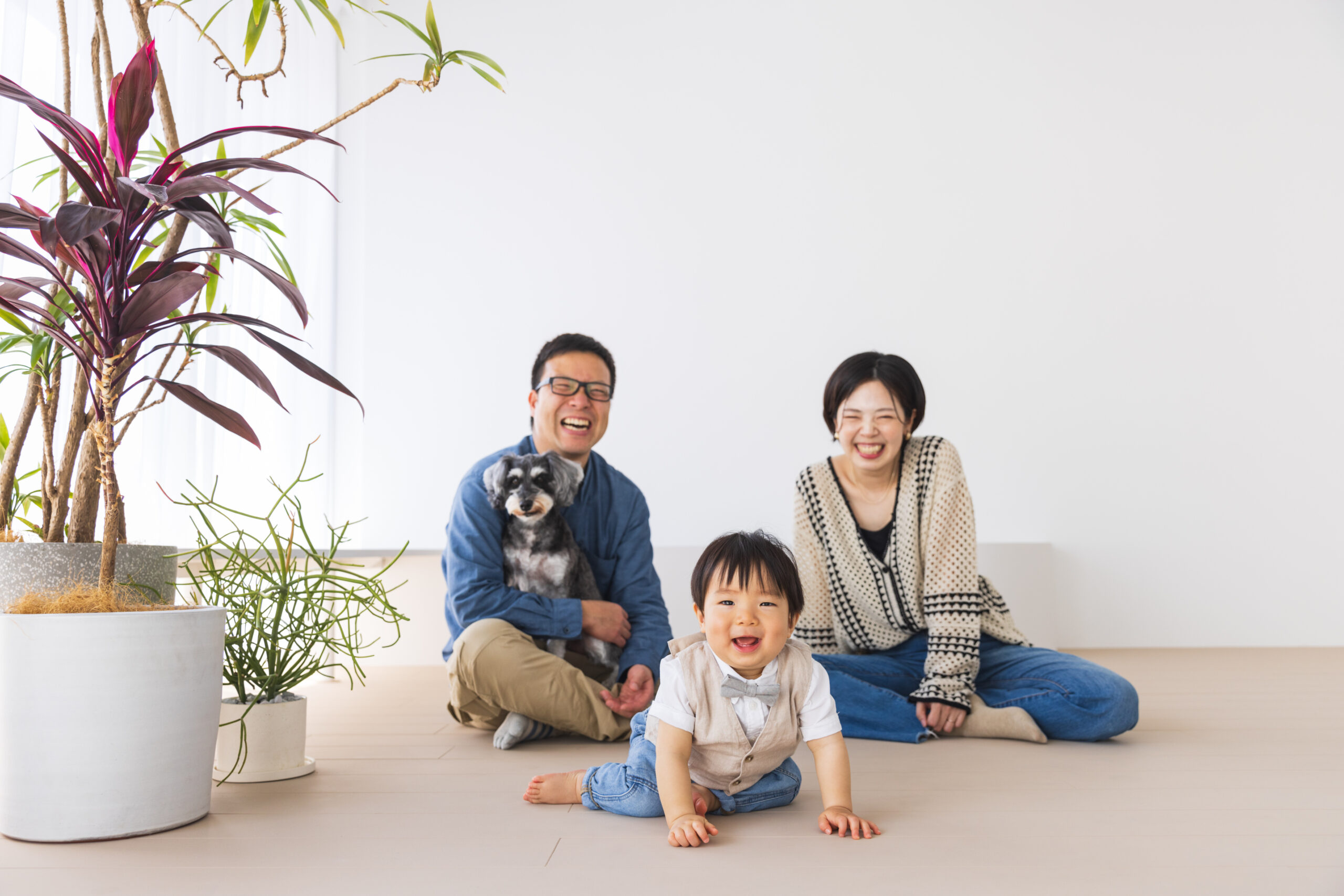 藤沢の家族写真スタジオのラシイスタジオ