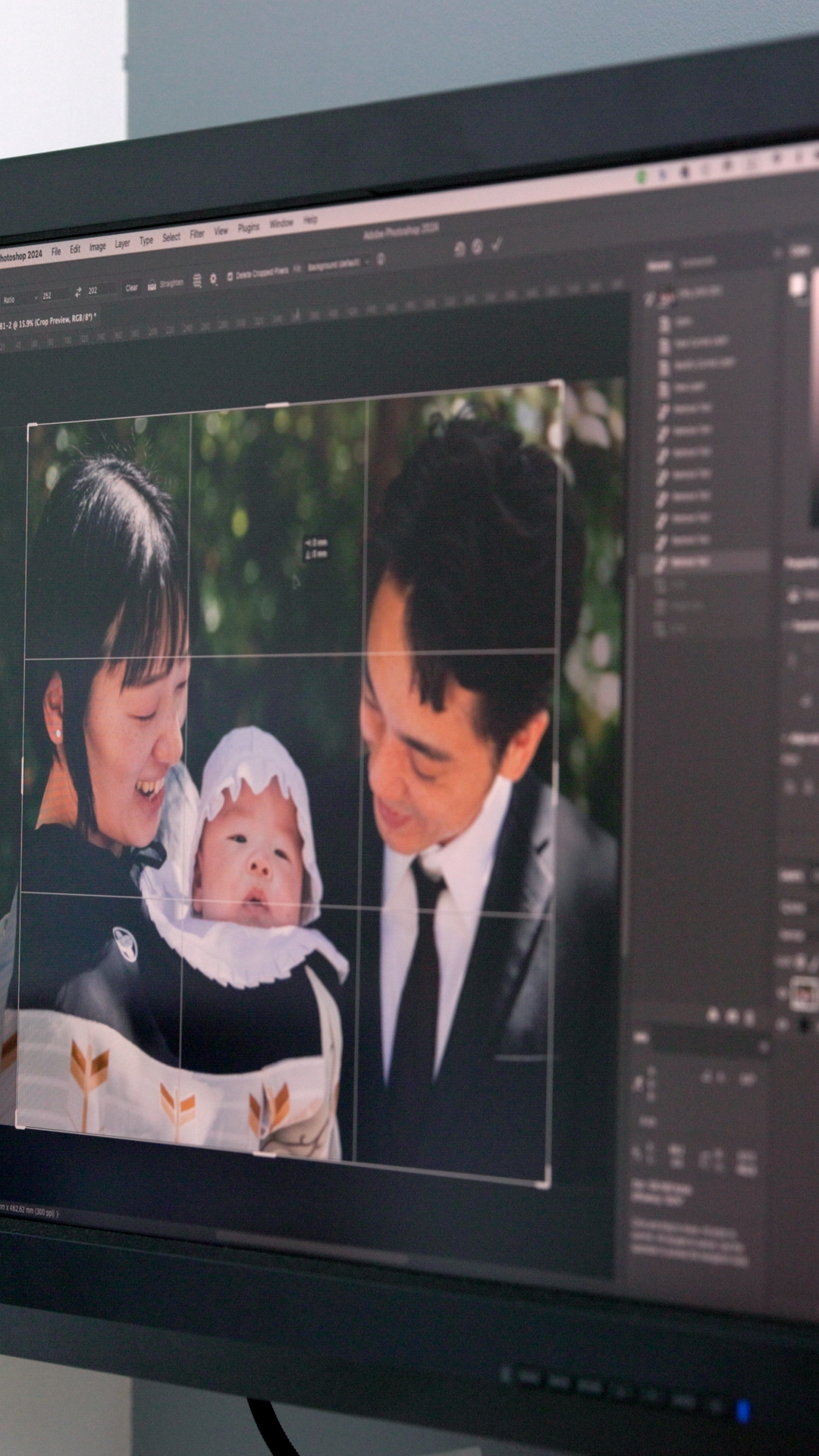 藤沢の家族写真スタジオのラシイスタジオのフォトフレーム