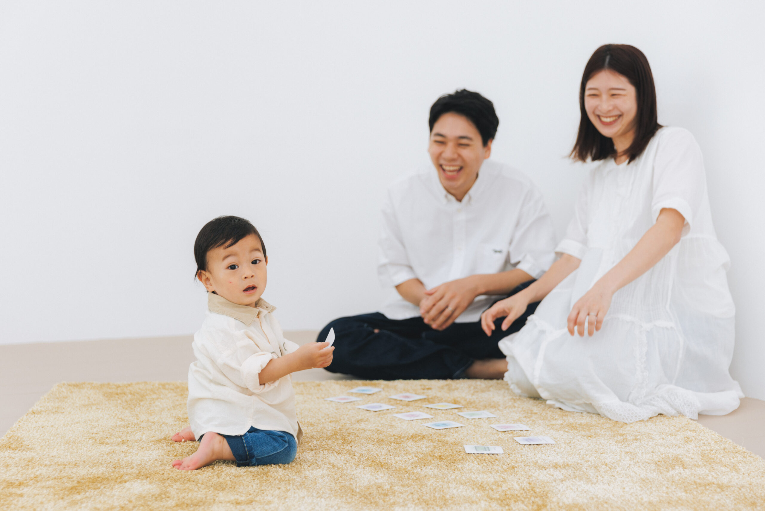 藤沢ラシイスタジオの1歳バースデー撮影